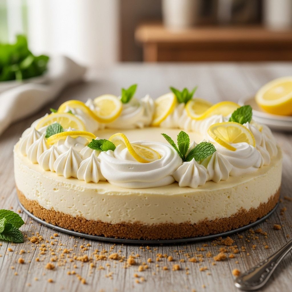 A breezy blend of citrus and crisp cookie crust that cools you down with every slice.