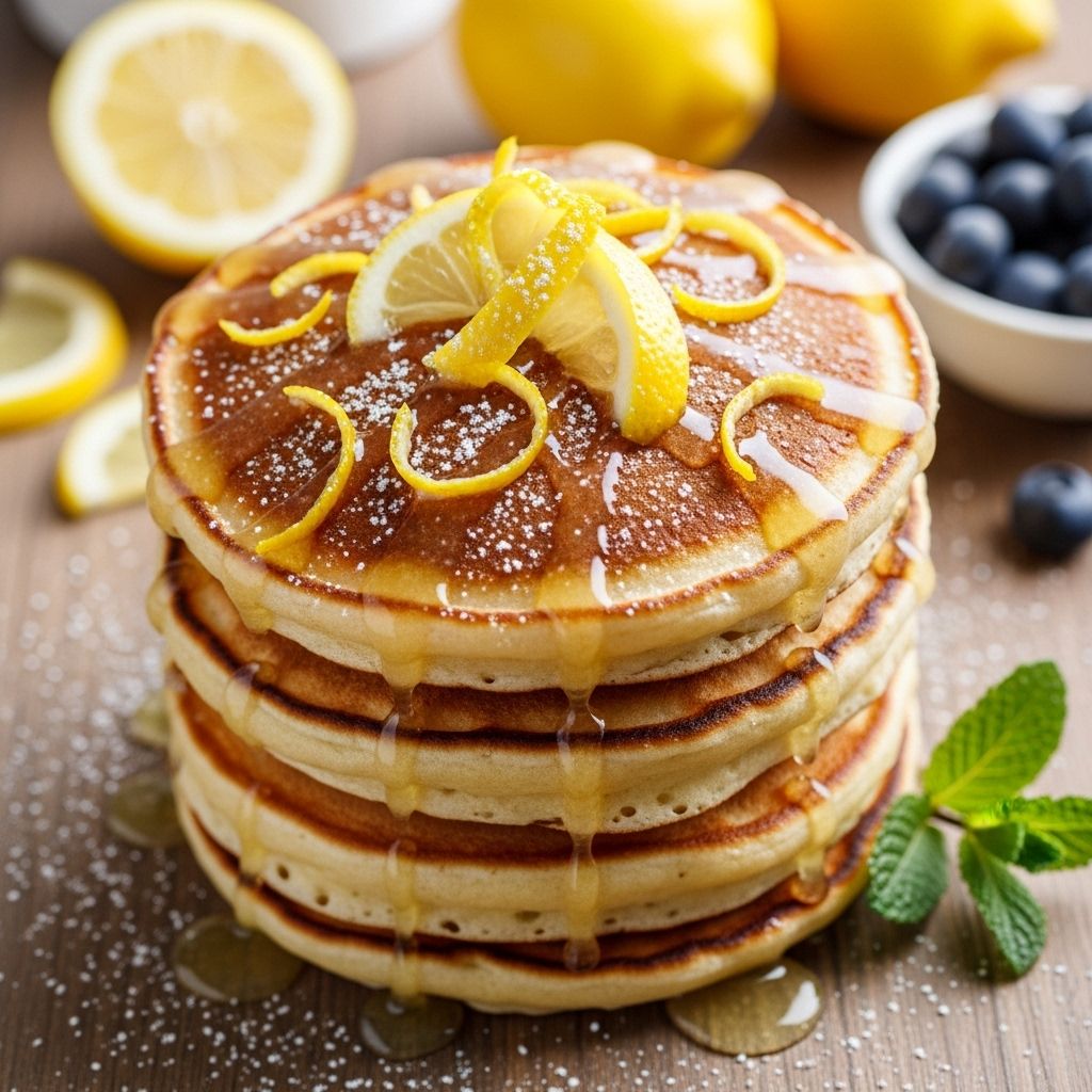 A zesty morning treat that balances tangy flavor with soft, golden layers.