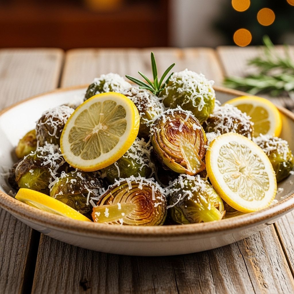 Citrus and cheese elevate roasted Brussels sprouts into a crave-worthy side for feasts.