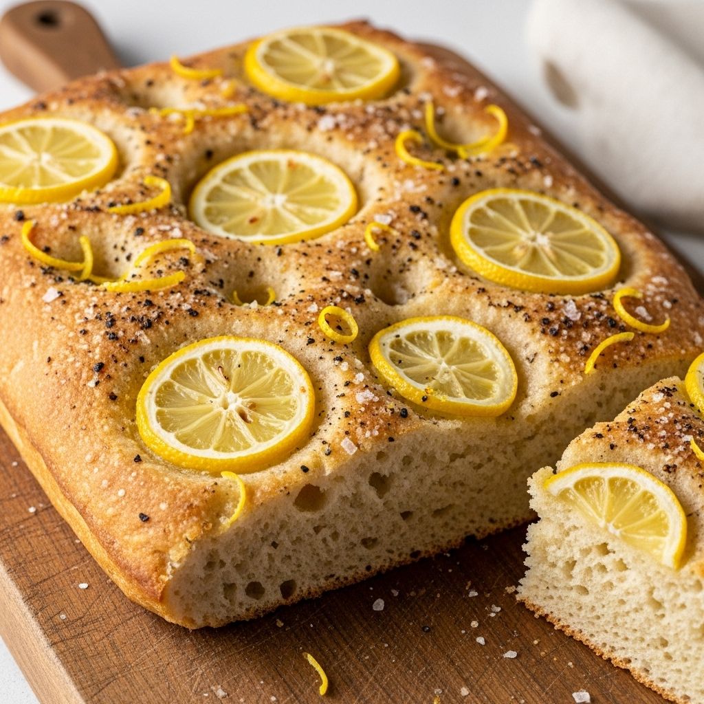 Dimpled indentations hold olive oil pockets for a crisp crust with tender, pillowy bites.