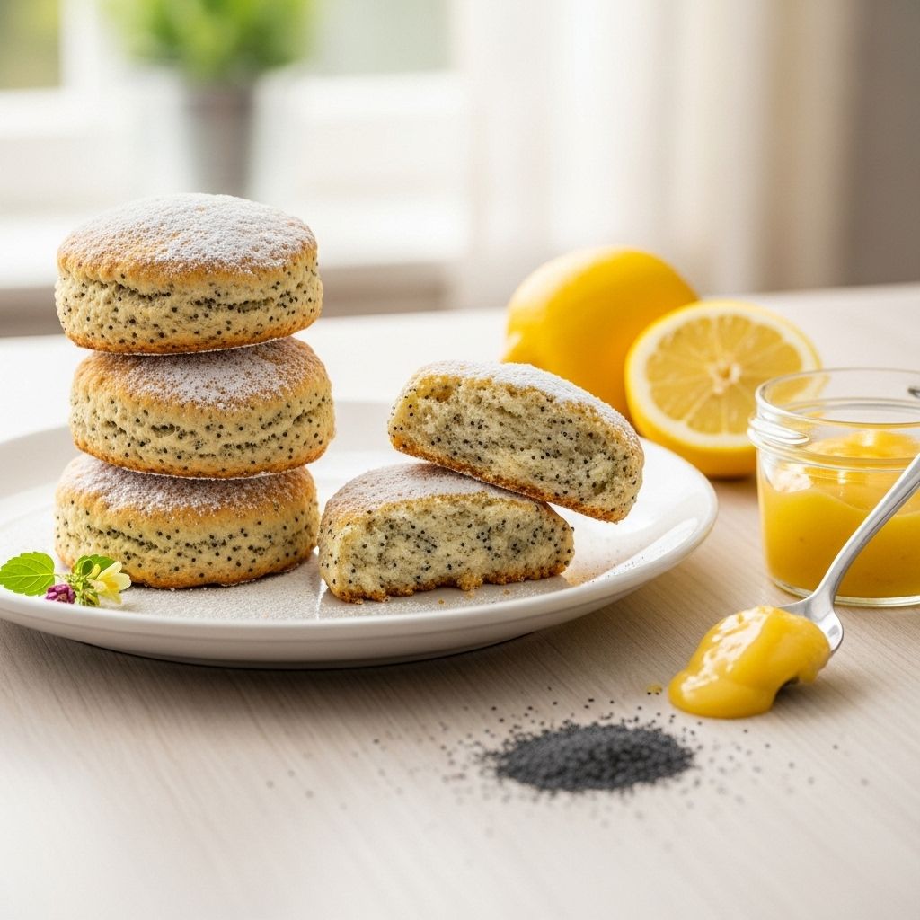 Bright citrus zest and gentle crunch blend into flaky scones you can bake with ease.