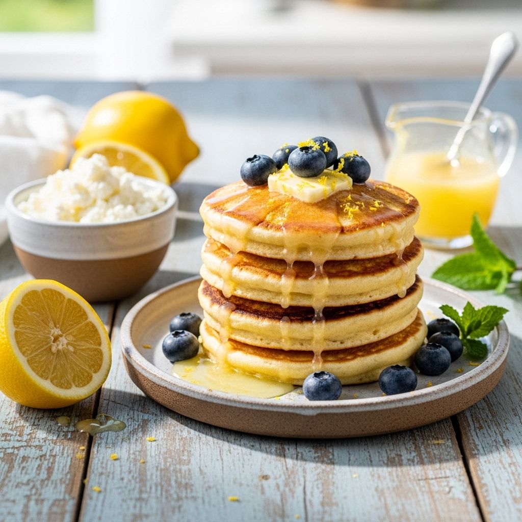Cheese curds and zest combine to create moist stacks bursting with irresistible flavor.