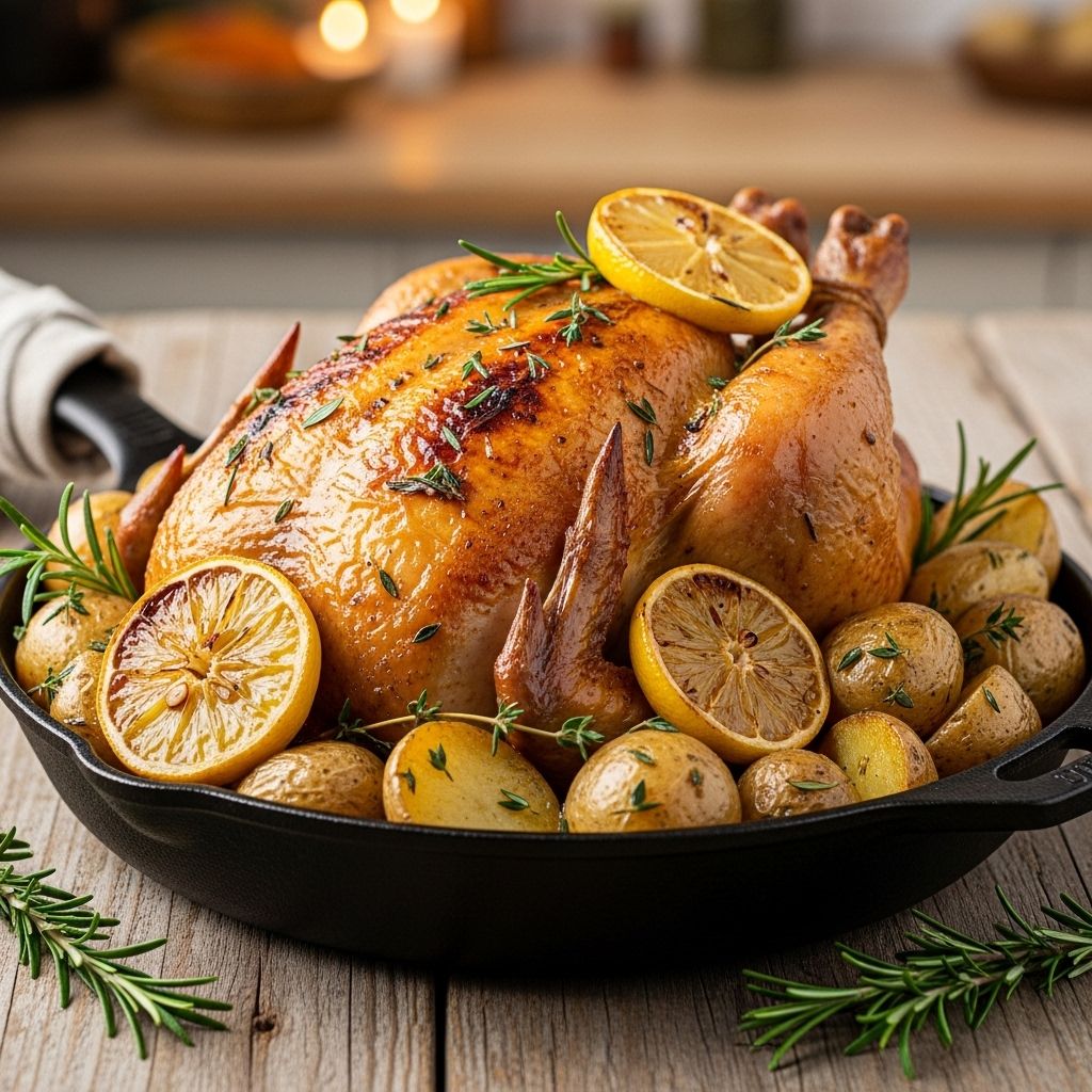 A hassle-free dinner showcasing bright citrus aromas and golden, crisp textures.
