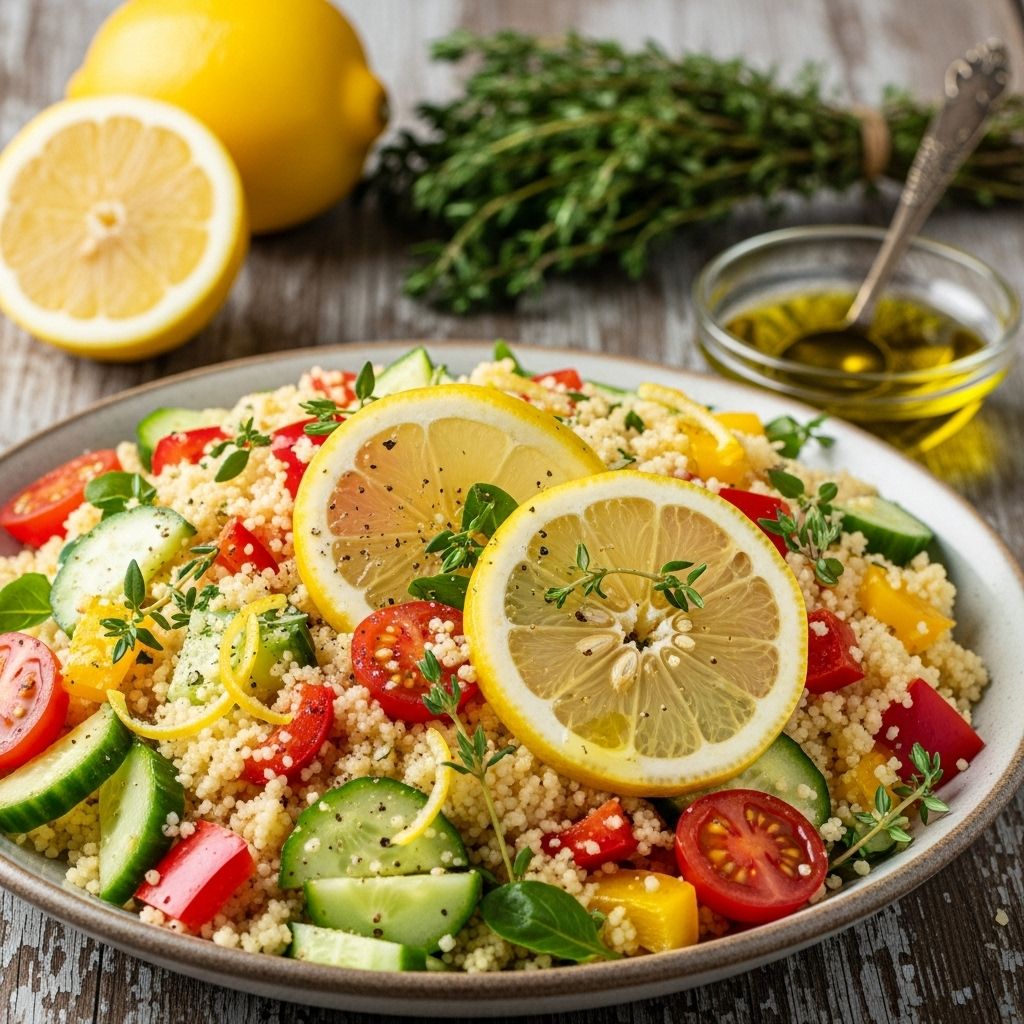 A vibrant mix that stays crisp and beautifully seasoned, even after hours chilled.
