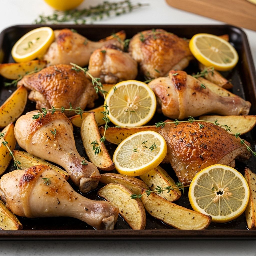Bright citrus and savory herbs turn simple ingredients into a fuss-free meal.