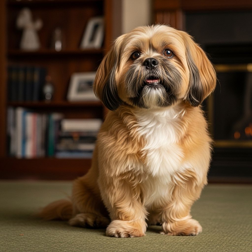 Experience the blend of regal lineage and playful spirit in a compact, alert companion.