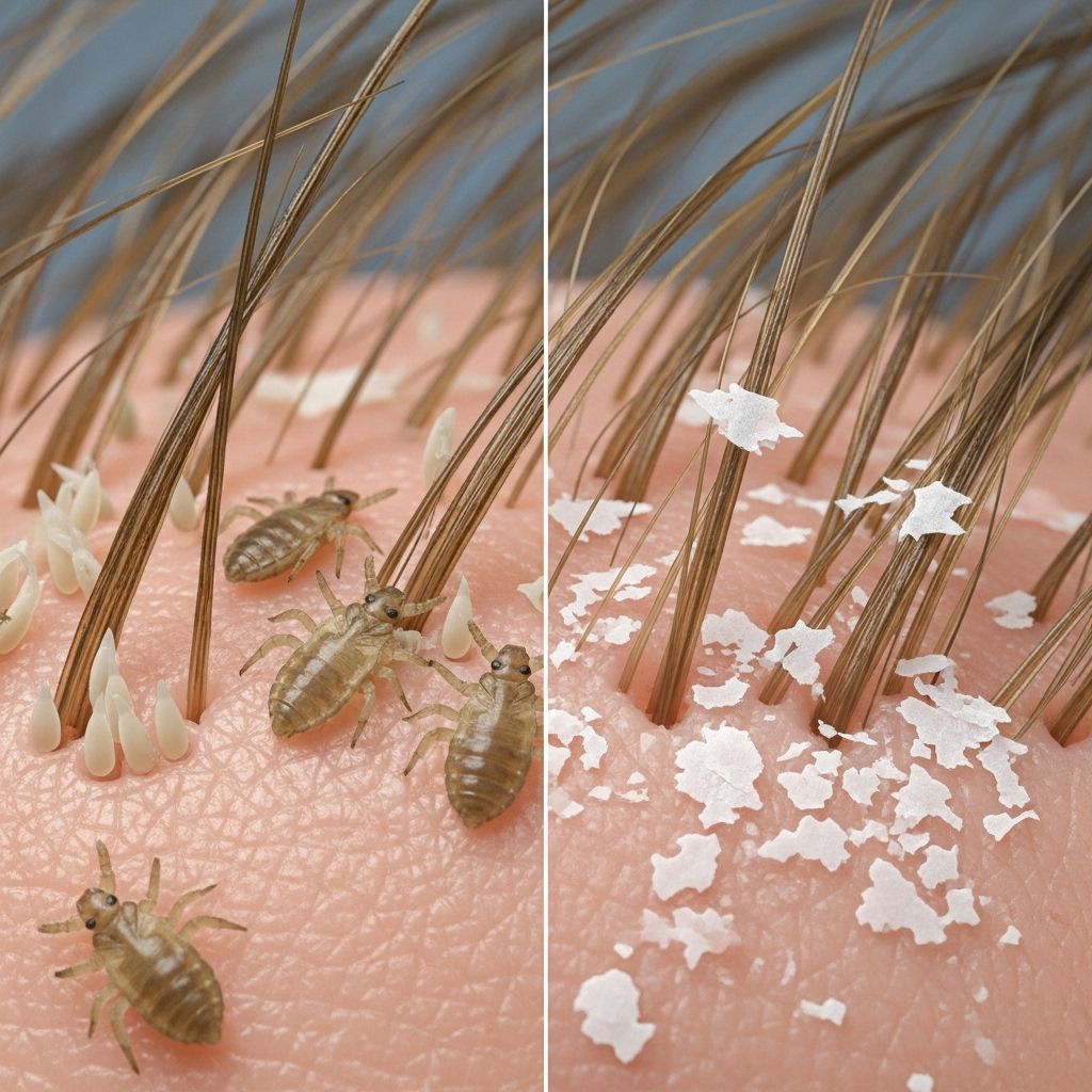 Discover the clear differences, symptoms, causes, and treatments for lice and dandruff so you can restore a healthy, itch-free scalp.