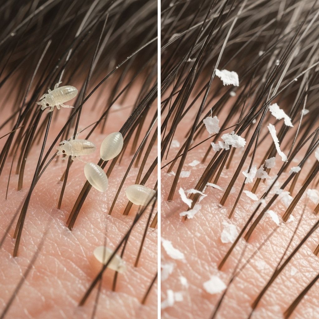 Learn to distinguish between lice and dandruff, understand their symptoms, and choose effective treatments for a healthy scalp.