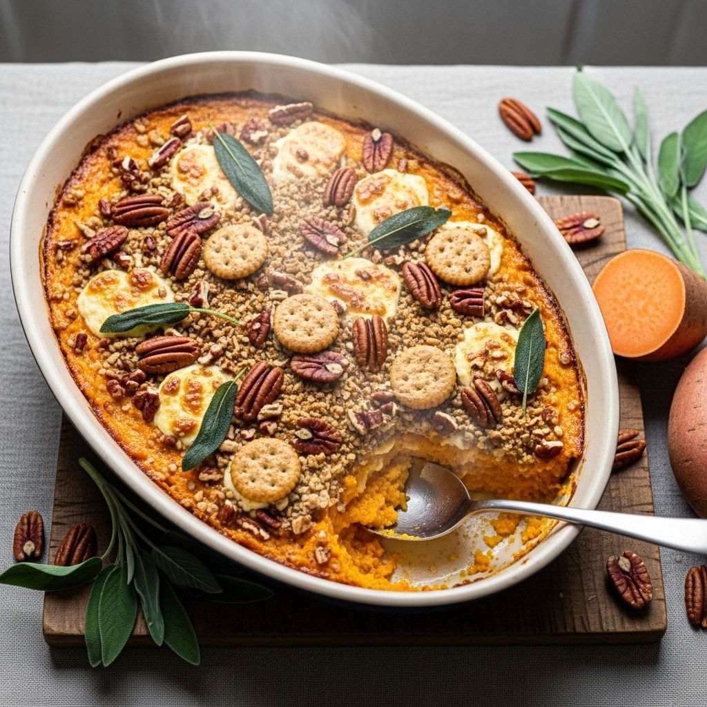 A golden panko crust infused with fresh herbs enhances the lighter flavor profile.