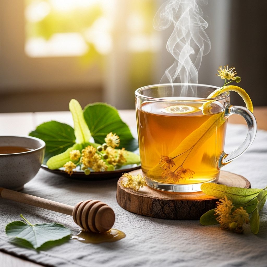 Linden Tea: Benefits, Preparation, Uses, and Safety Guide A soothing cup of linden flower infusion brings gentle calm and natural wellness.