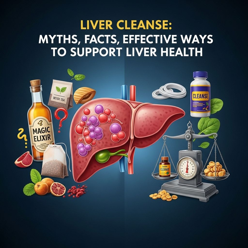 Liver Cleanse: Myths, Facts, and Effective Ways to Support Liver Health Understand the facts and myths about liver cleanses, supplements, and proven strategies to support your liver’s natural detox function.