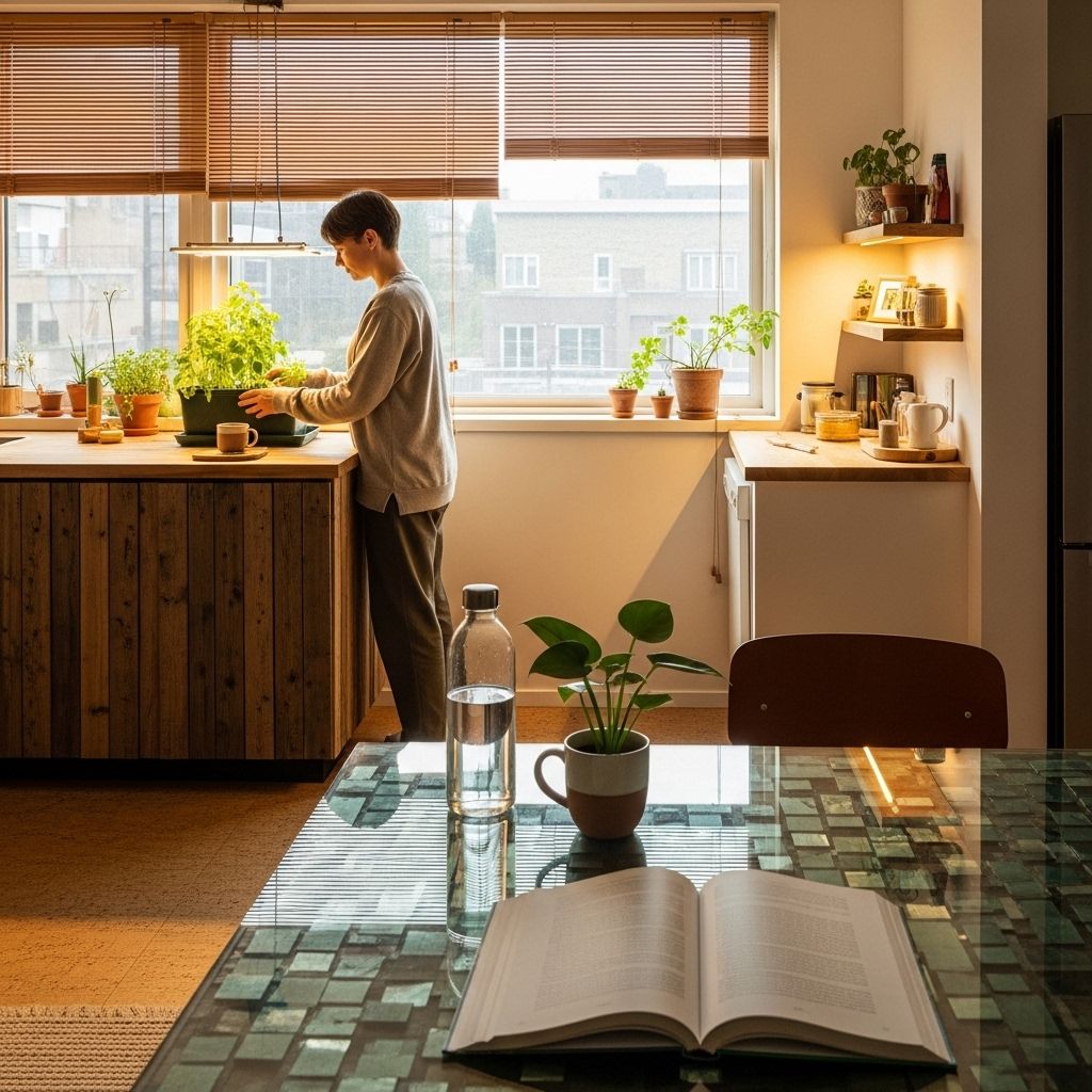 Radical sufficiency for personal well-being and a sustainable, climate-proof future—living with less, but better.