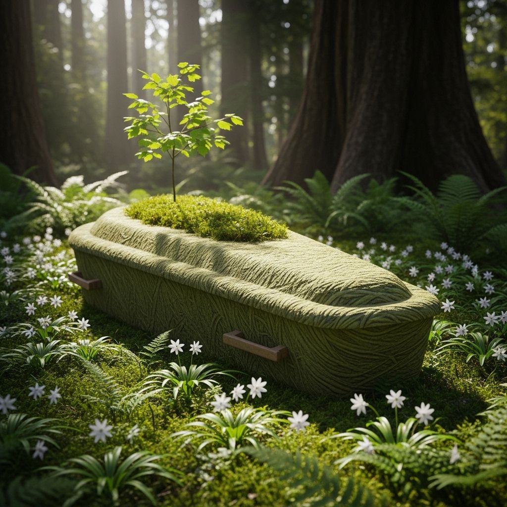 How the Living Coffin Revolutionizes Eco-Friendly Burial A mushroom-based innovation speeds decomposition, restores soil, and transforms human burial into a force for environmental renewal.