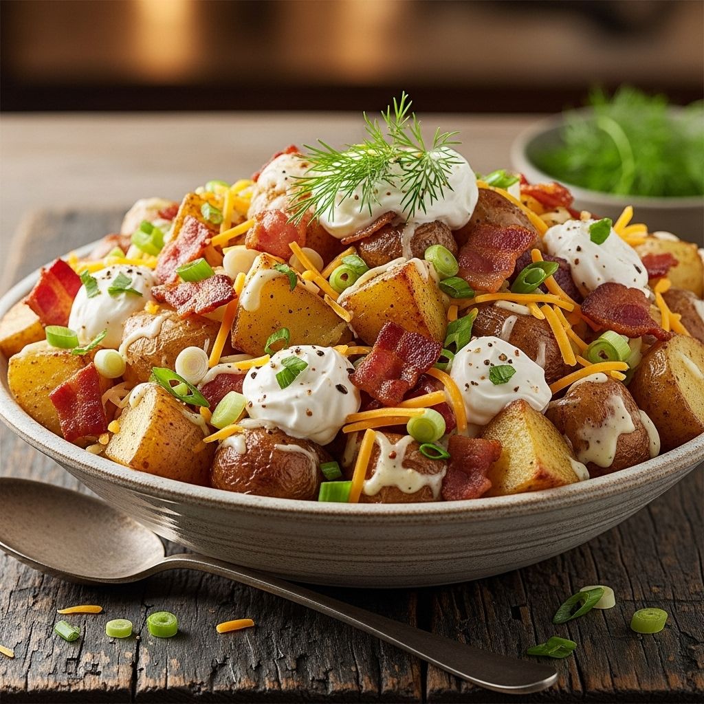 A chilled comfort dish bursting with smoky, creamy flavor that travels well and delights every crowd.