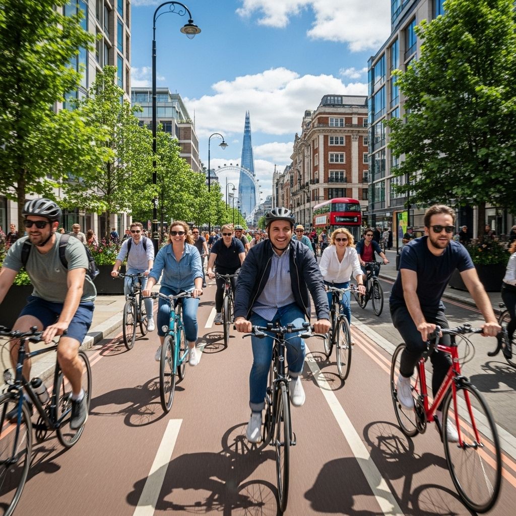 London’s Post-Pandemic Cycling Boom: Transforming Urban Mobility London’s tenfold push for cycling after lockdown is reshaping the city’s mobility, public health, and environmental policy.