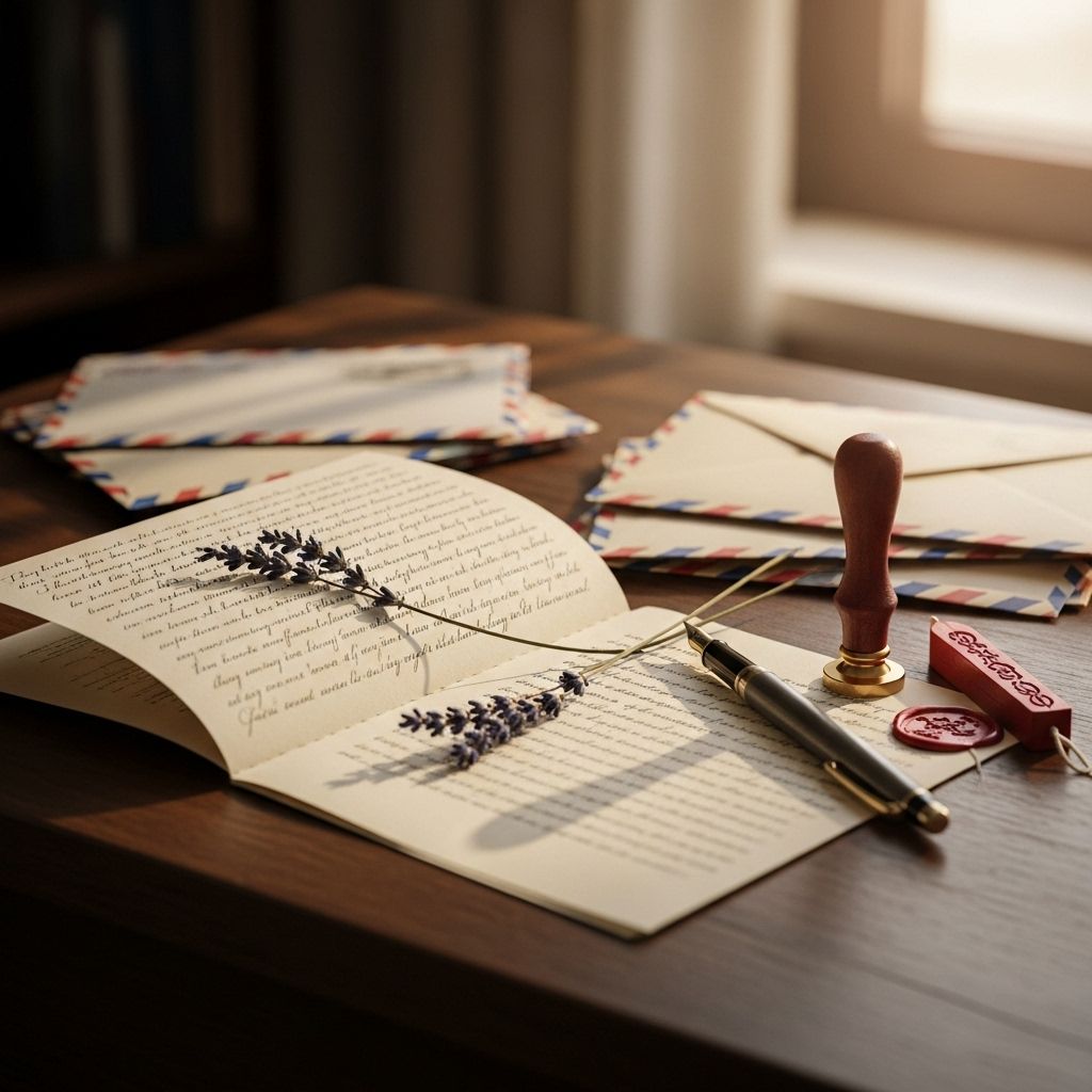 Heartfelt Long-Distance Love Letters for Him: Expressing Affection Across Miles A thoughtful note can spark warmth and closeness, even when you're far apart.