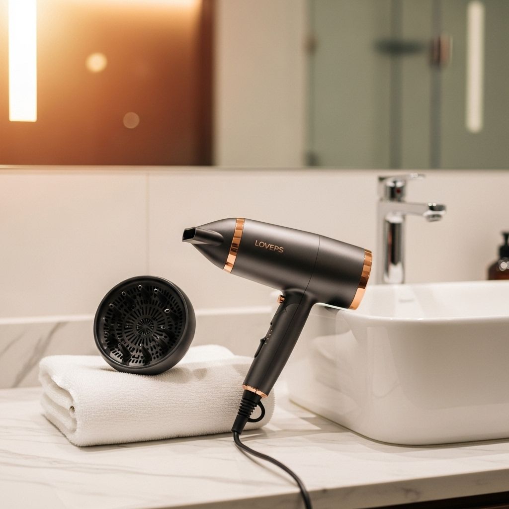 LOVEPS Hair Dryer with Diffuser: The Salon-Quality Blow Dryer Transforming At-Home Styling Discover how the LOVEPS hair dryer—a lightweight, ionic, salon-quality tool—delivers fast drying, frizz-free shine, and travel-ready convenience.
