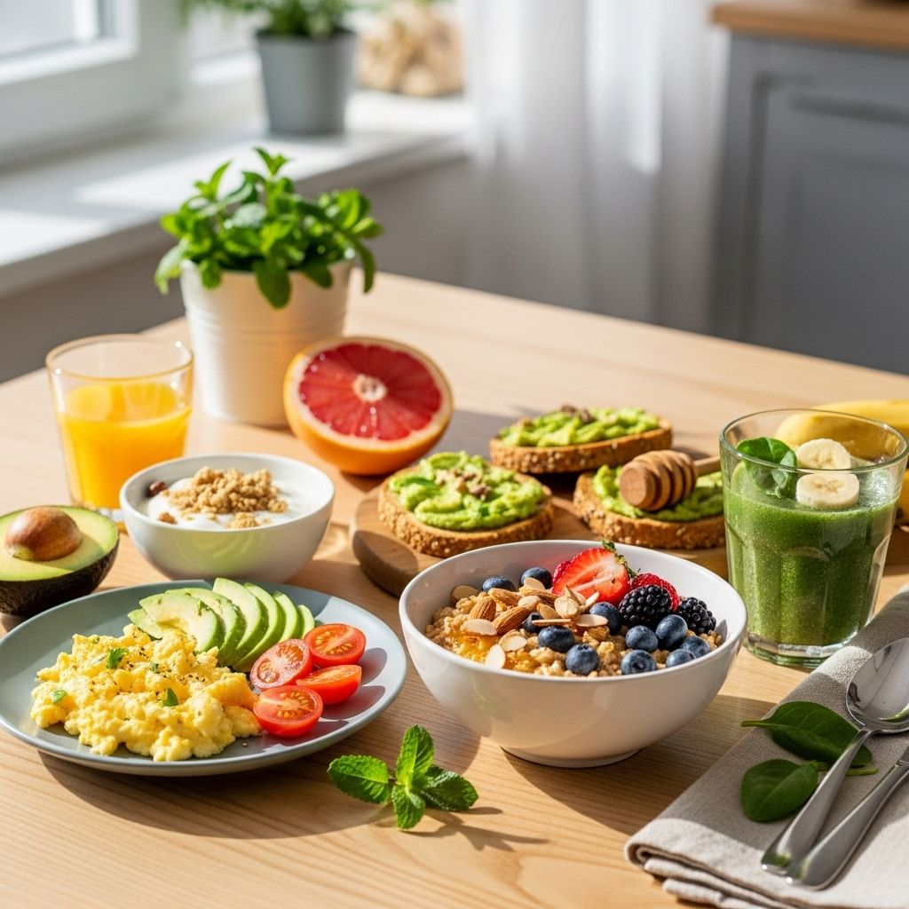 Morning recipes designed to curb cravings and sustain vitality until lunchtime.