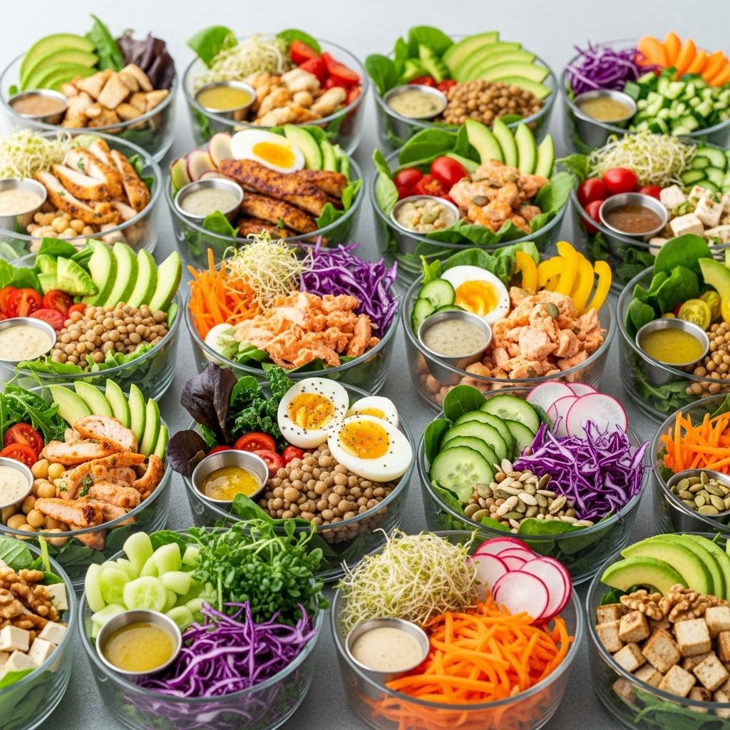 Discover 20 creative, low-calorie salads bursting with protein, fiber, and flavor—perfect for meals that keep you full and energized.