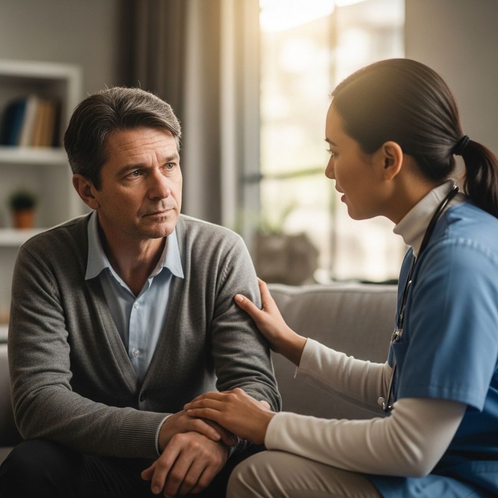 Guidance on explaining a lung cancer diagnosis, discussing your needs, and self-advocacy in healthcare and personal settings.