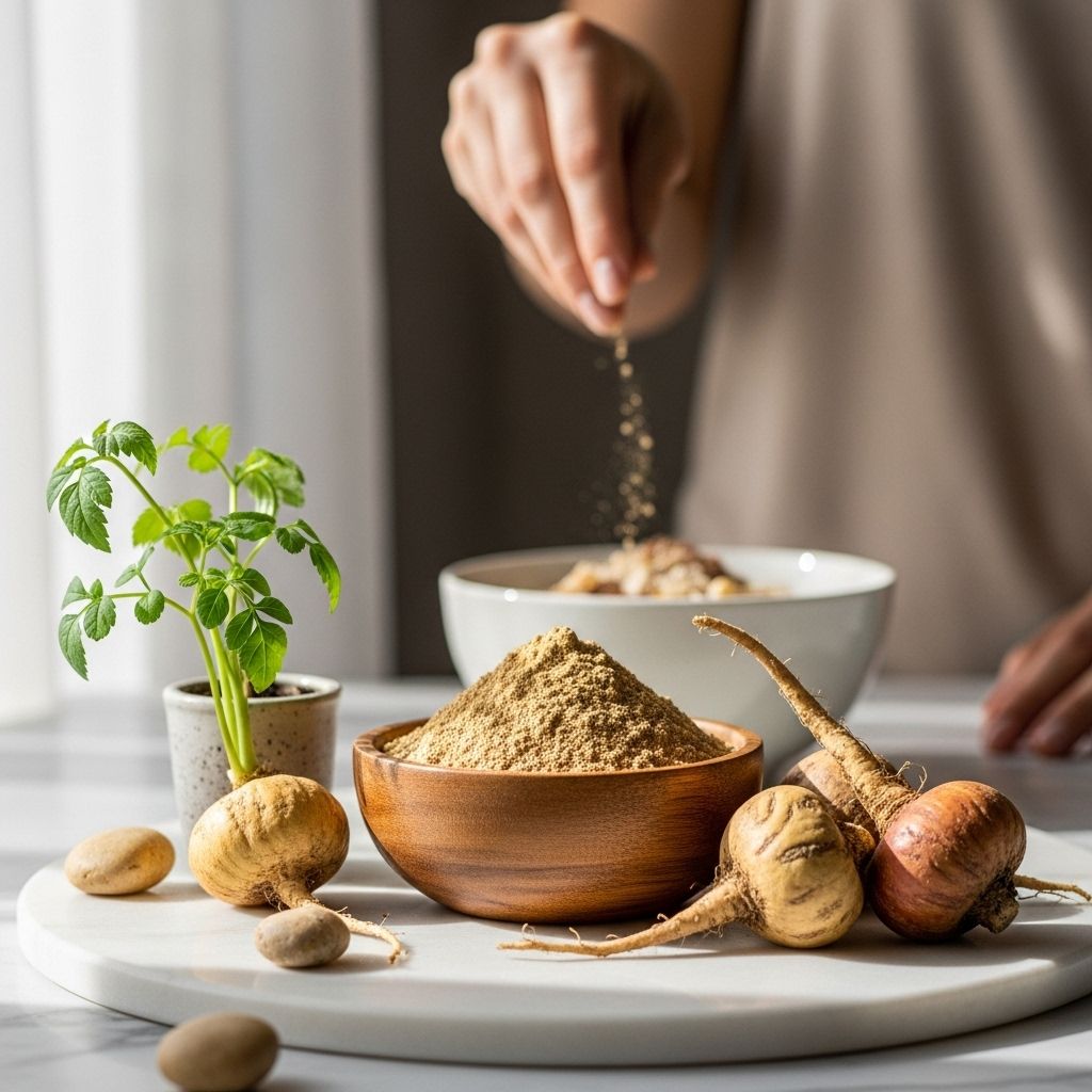 Maca Powder for Women: Health Benefits, Uses, and Side Effects A natural approach to hormonal harmony and renewed vitality for women.