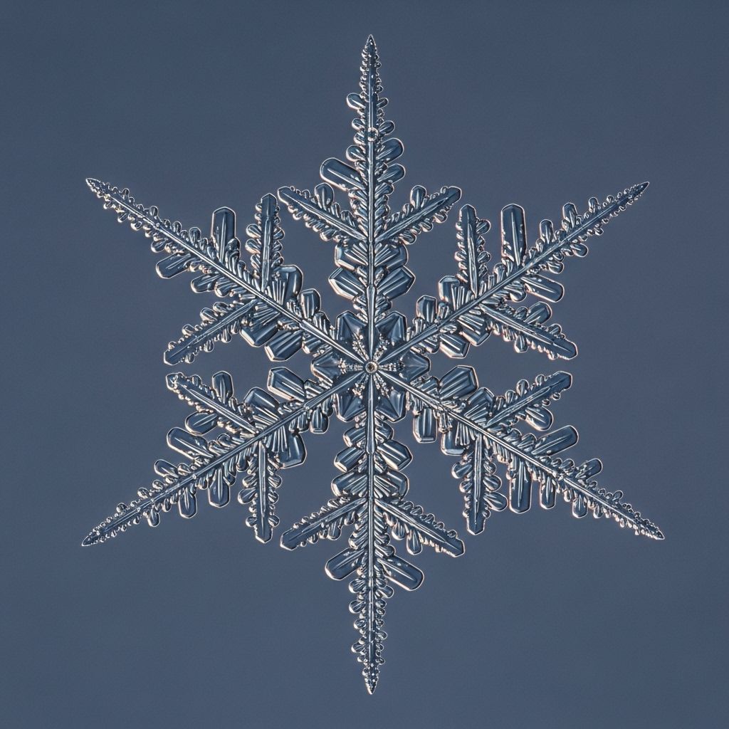 Explore how macro photography reveals the astonishing patterns and delicate geometries of snowflakes just before they vanish.