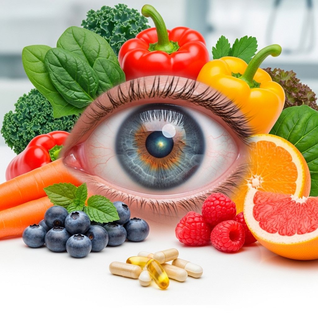 Explore the role of vitamins, minerals, and antioxidants in slowing the progression of macular degeneration and supporting long-term vision health.