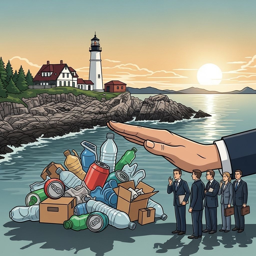 Maine’s Groundbreaking Recycling Law: Shifting the Cost Burden to Producers Maine’s bold recycling policy redefines accountability, making packaging producers pay for their waste and reducing burdens on local taxpayers.