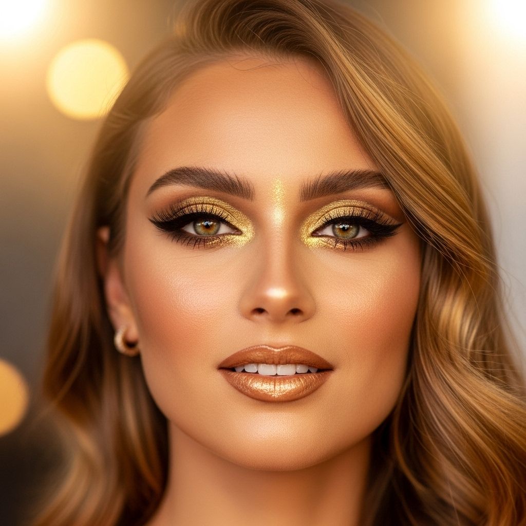 Master the radiant golden goddess makeup look with this expert step-by-step guide and essential tips.