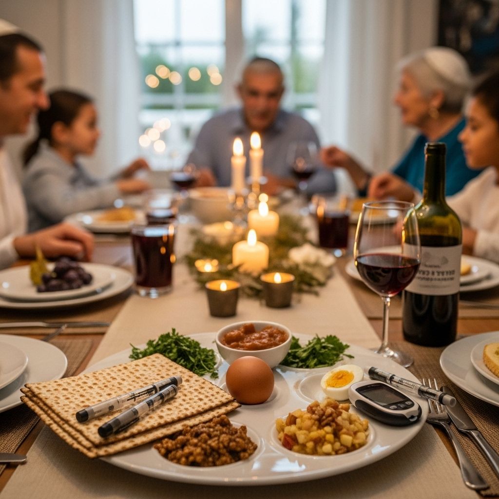 Expert guidance for navigating Passover with diabetes—covering food choices, meal planning, and control strategies for a meaningful celebration.