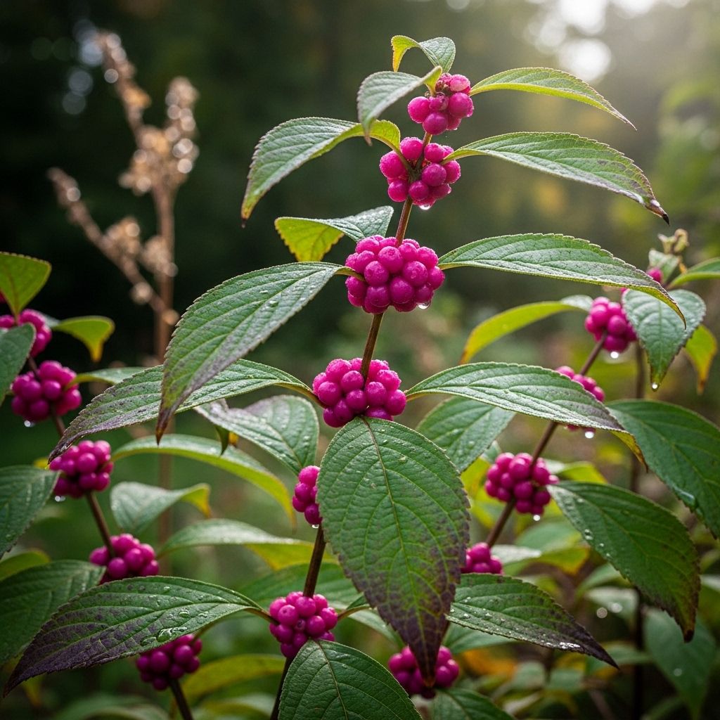 Managing and Identifying American Beautyberry: A Guide for Gardeners and Nature Enthusiasts Discover the vibrant American beautyberry: how to identify, cultivate, and enjoy this remarkable native shrub in your garden or landscape.