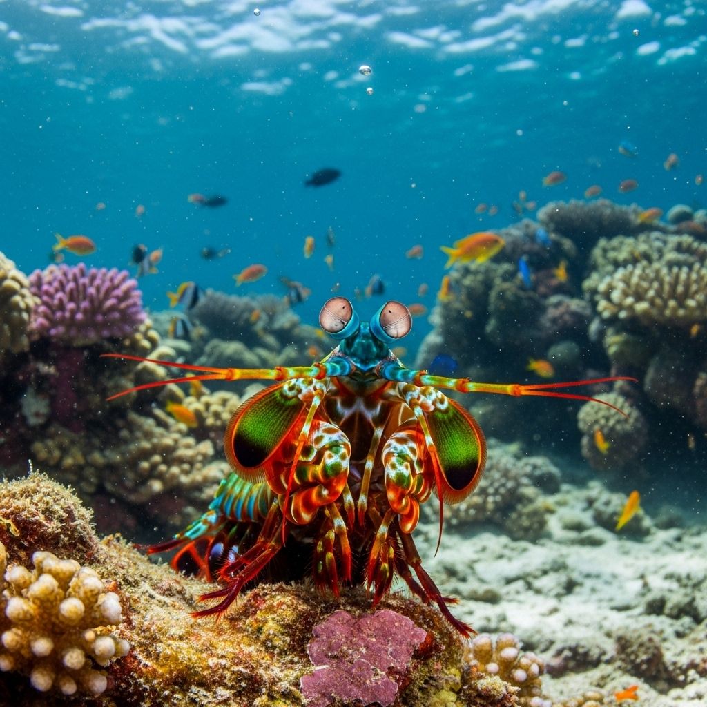 Explosive strikes and spectrum-shifting vision redefine how we see marine marvels.