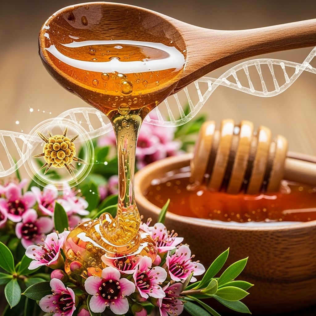 Discover how Manuka honey’s unique properties support wound healing, oral health, and more, backed by science and tradition.