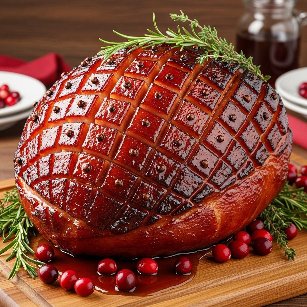 Maple Glazed City Ham: The Ultimate Holiday Centerpiece Glaze, roast, and rest for a glossy crust and tender slices that impress at gatherings.