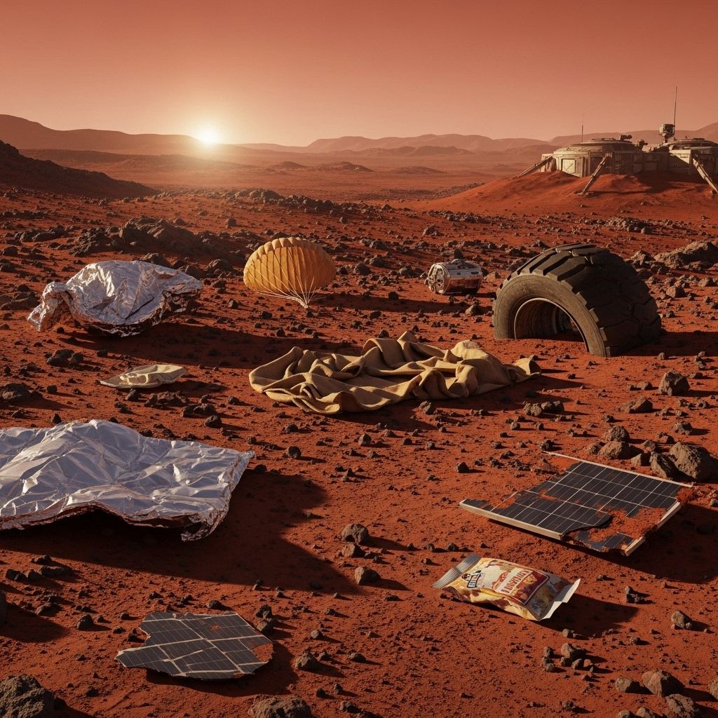 As humanity searches for life on Mars, it’s leaving behind a legacy of debris on the Red Planet’s surface.