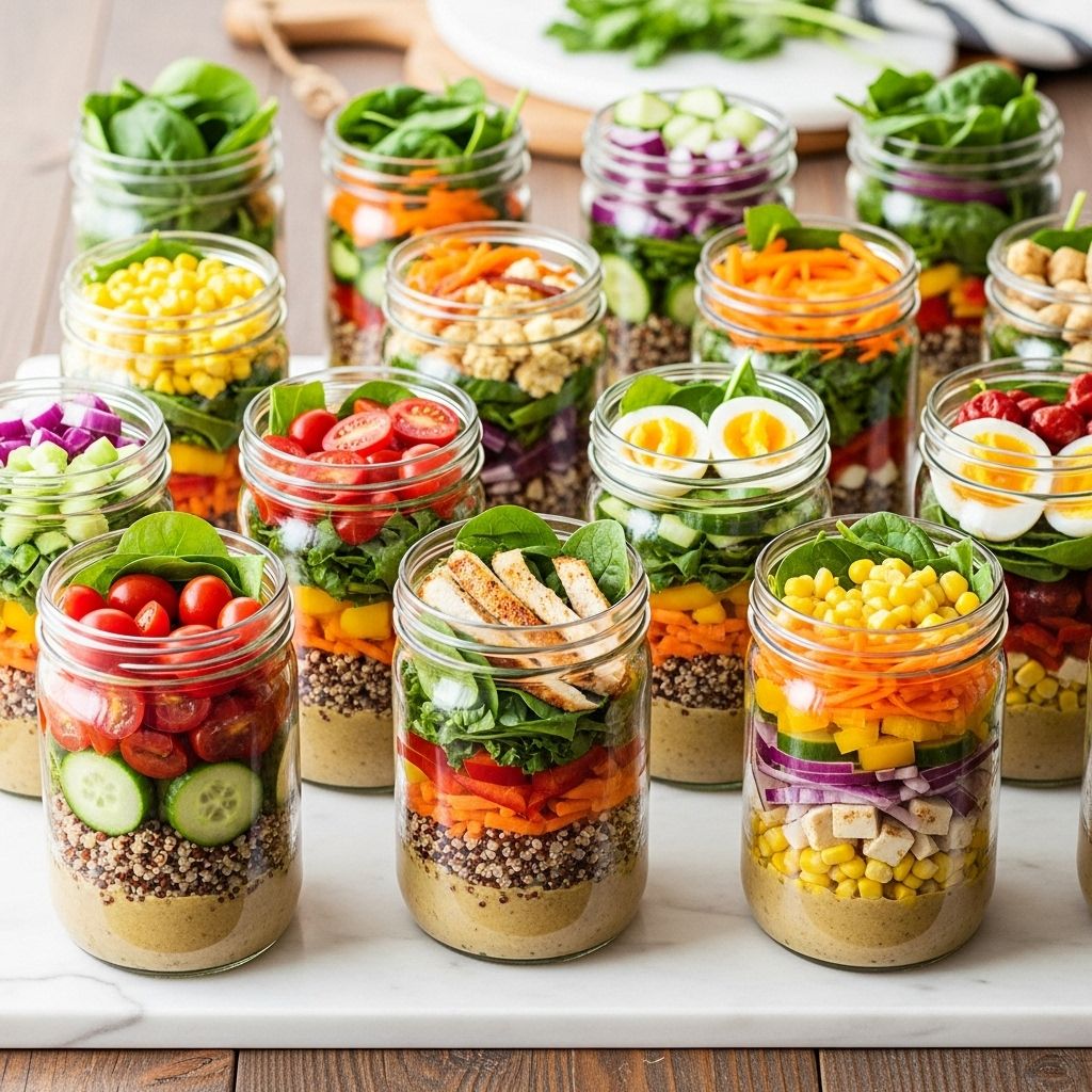 Layer ingredients to lock in crunch and taste, turning meal prep into a delicious ritual.