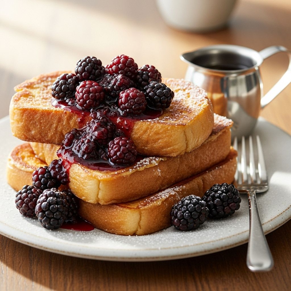 Transform simple bread and berries into a restaurant-quality brunch at home.