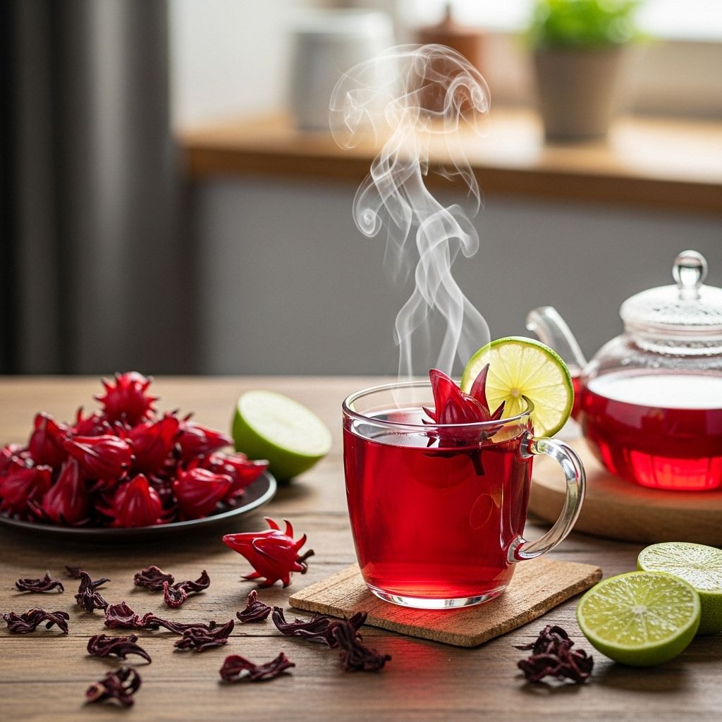 Discover a vibrant floral infusion that refreshes with tart flavor and antioxidants.