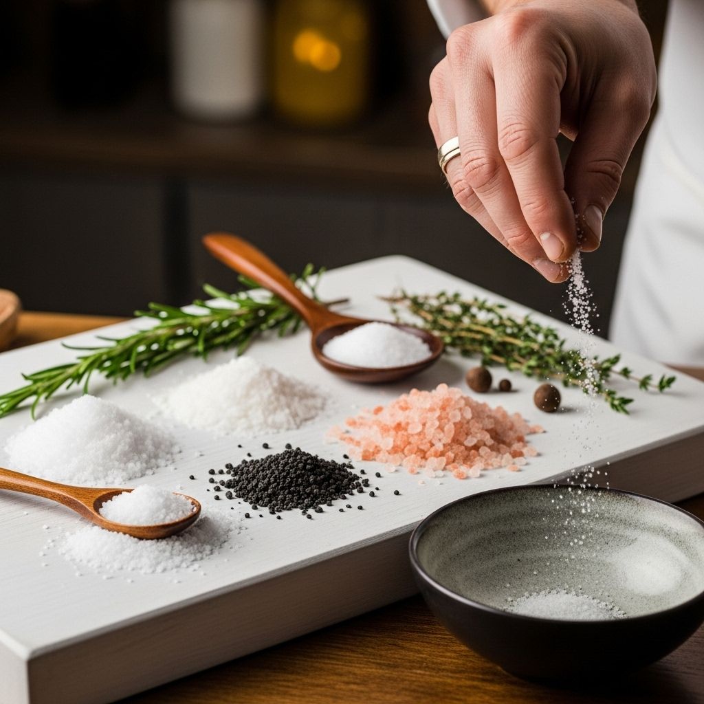Mastering Salt: Essential Tips for Perfect Seasoning Every Time Precise salting transforms ordinary ingredients into rich, balanced flavors.