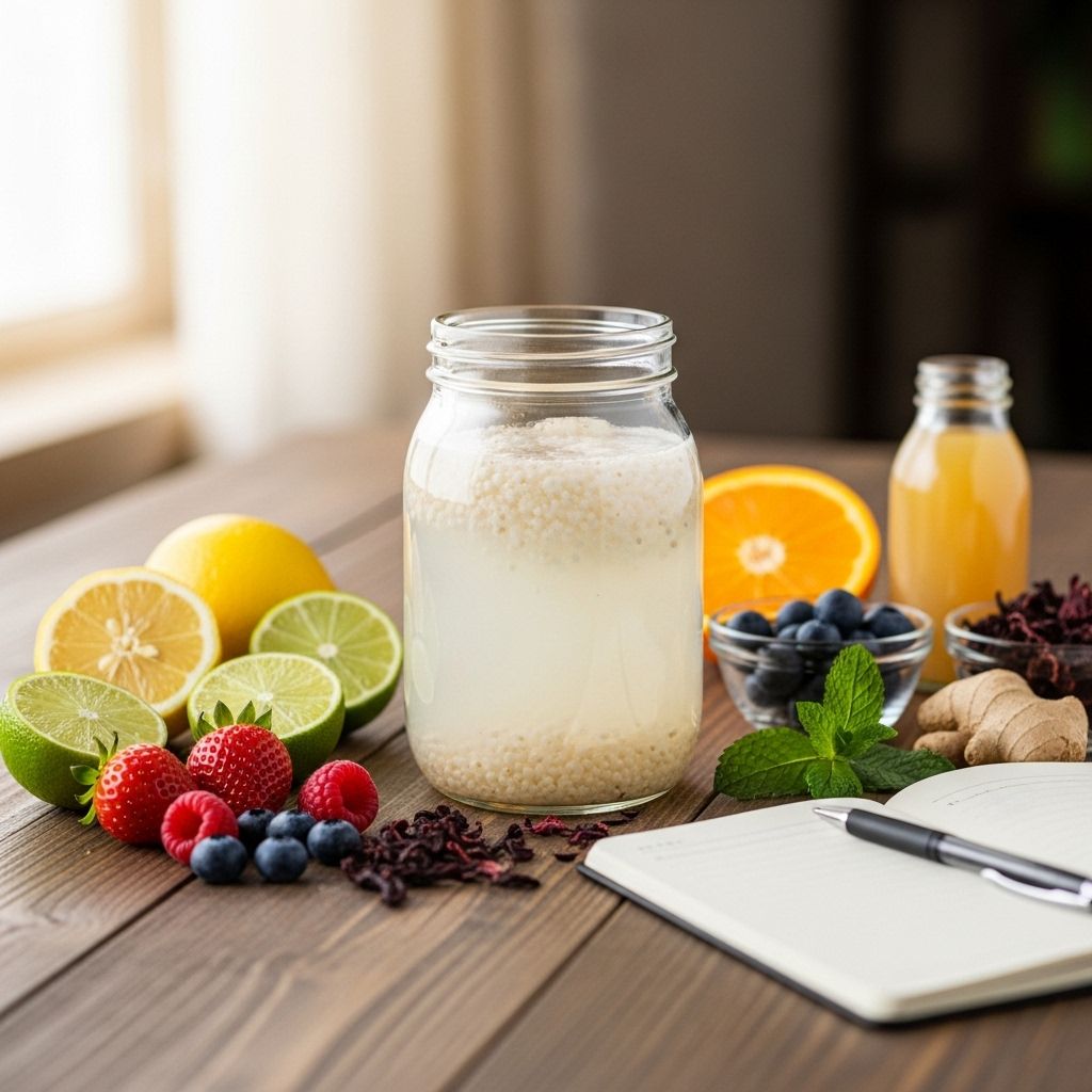 Transform simple ingredients into a bubbly tonic that promotes healthy digestion.