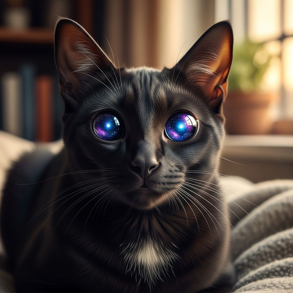 Her extraordinary gaze inspires compassion toward animals with special needs.