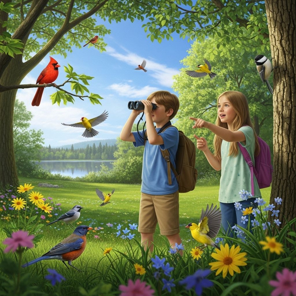 May’s warmth and migration make birdwatching the perfect outdoor activity for children to connect with nature and wildlife.