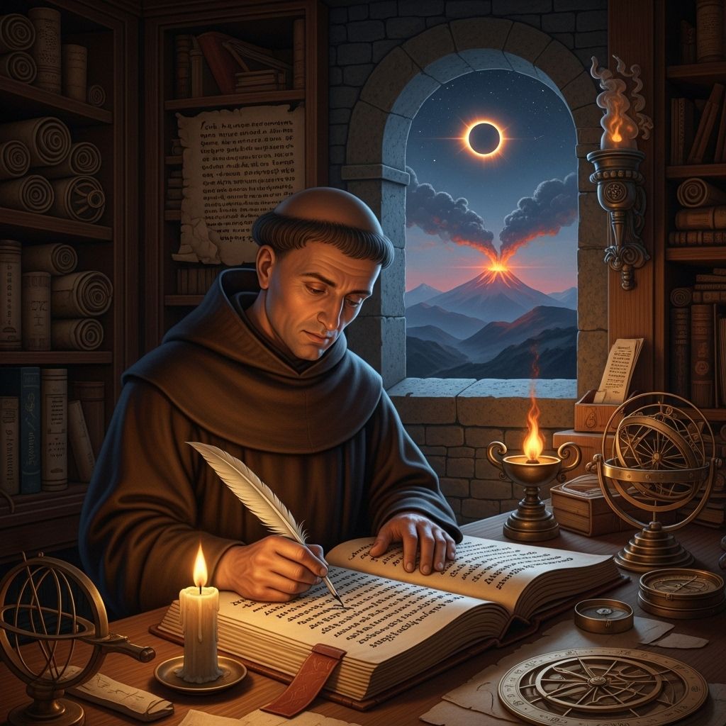 Ancient lunar eclipse accounts by monks and poets reveal new clues about volcanic eruptions and their impact on climate.