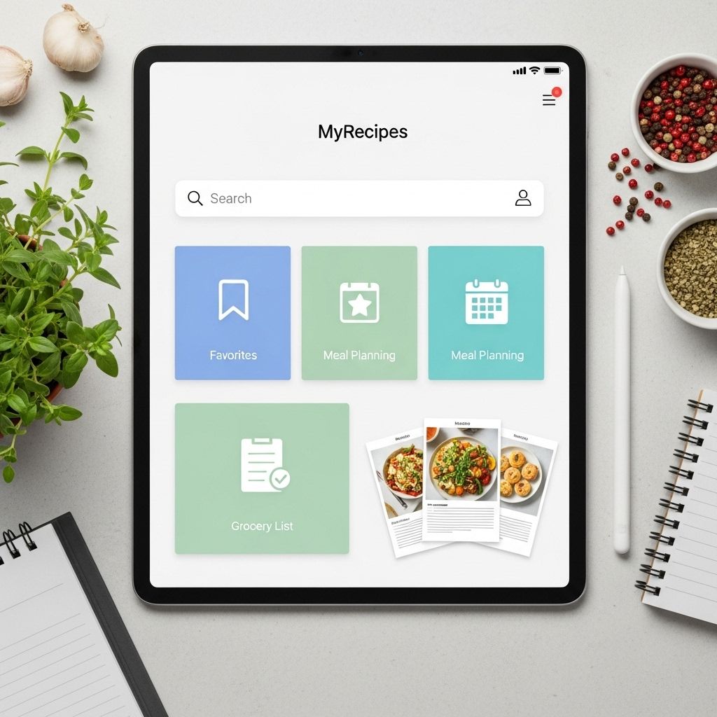 Organize and personalize your dish collection to spark culinary creativity every time.