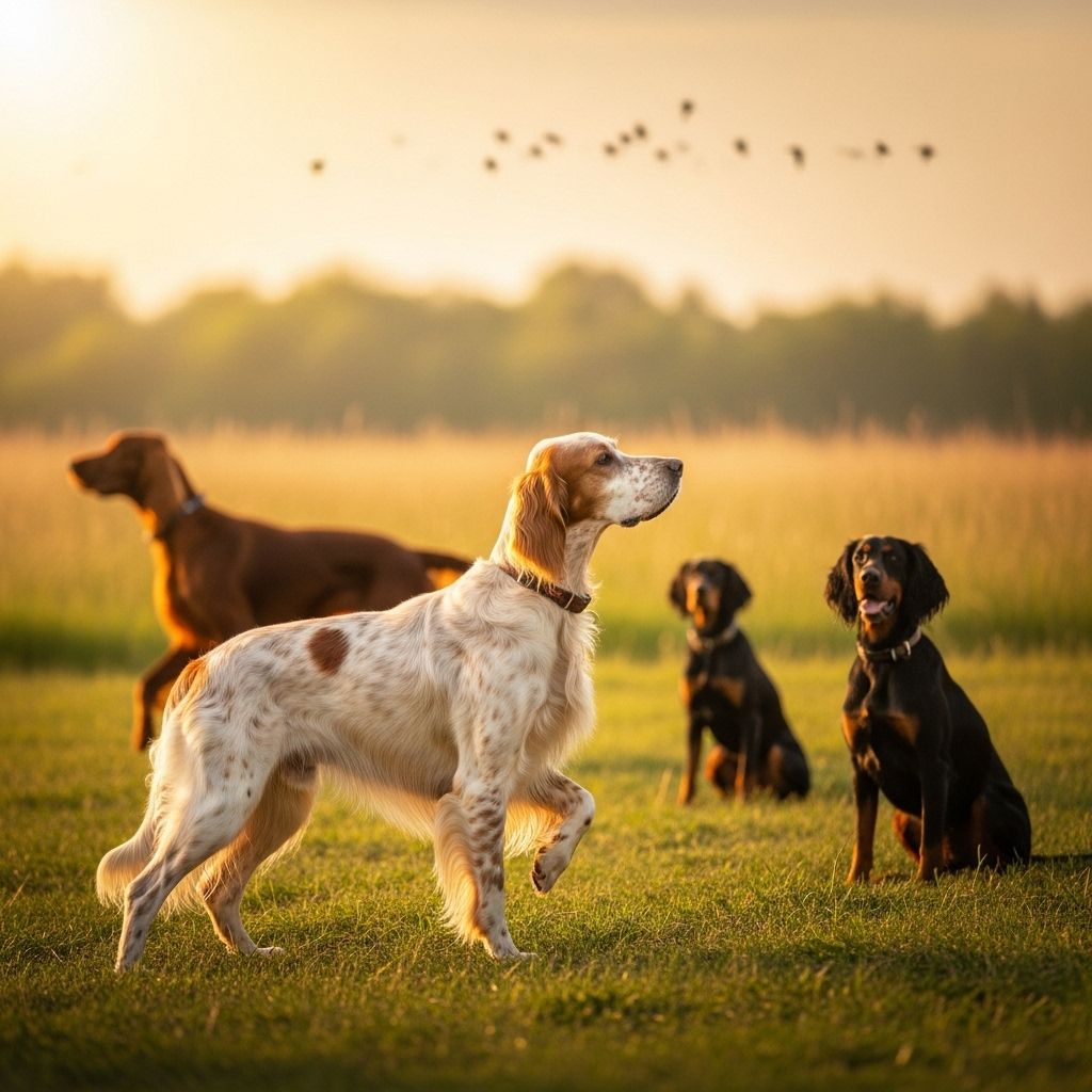 These hunting companions add a graceful presence, sharp instincts, and loyal affection.