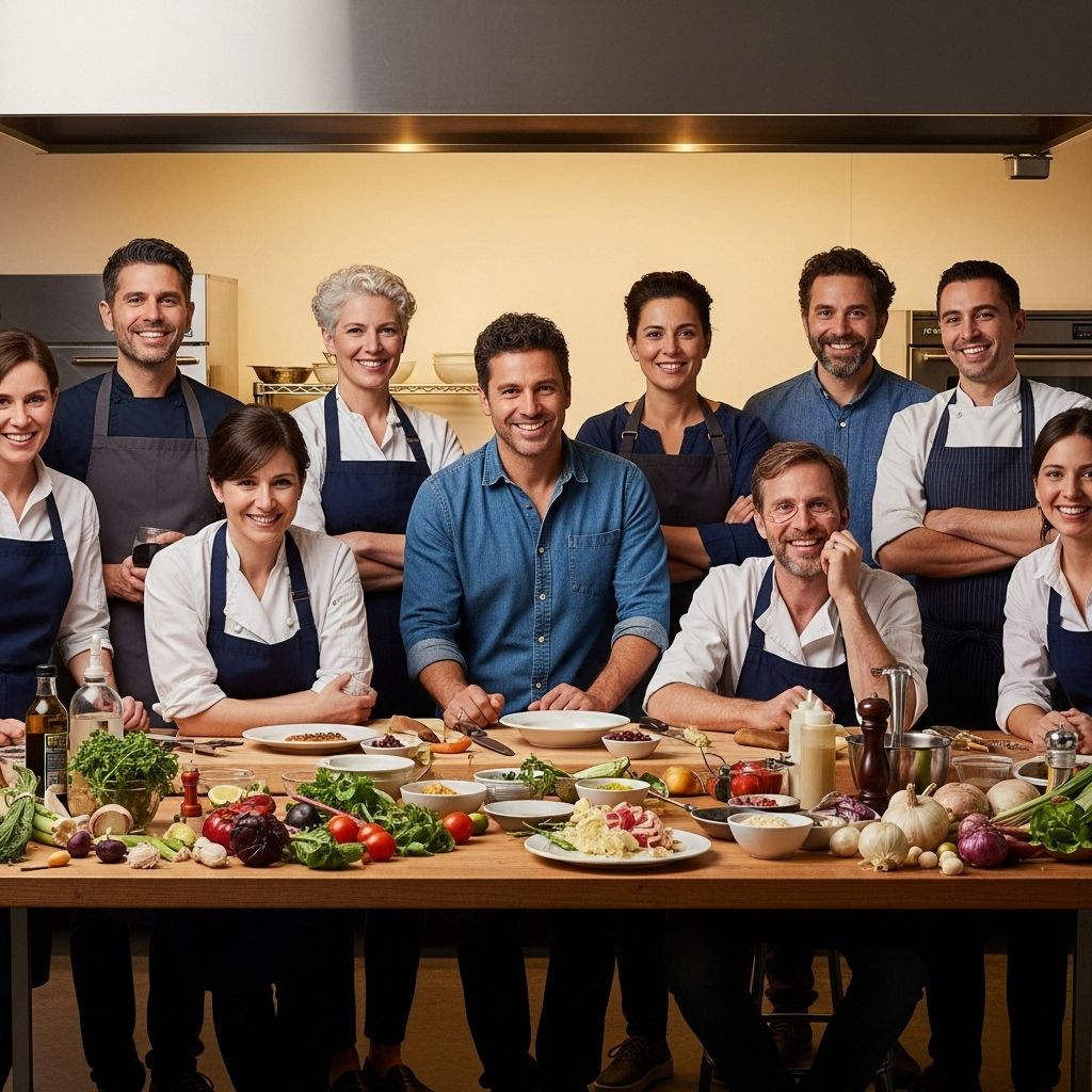 A dedicated group blends innovation, precision, and inclusivity to elevate each dish.