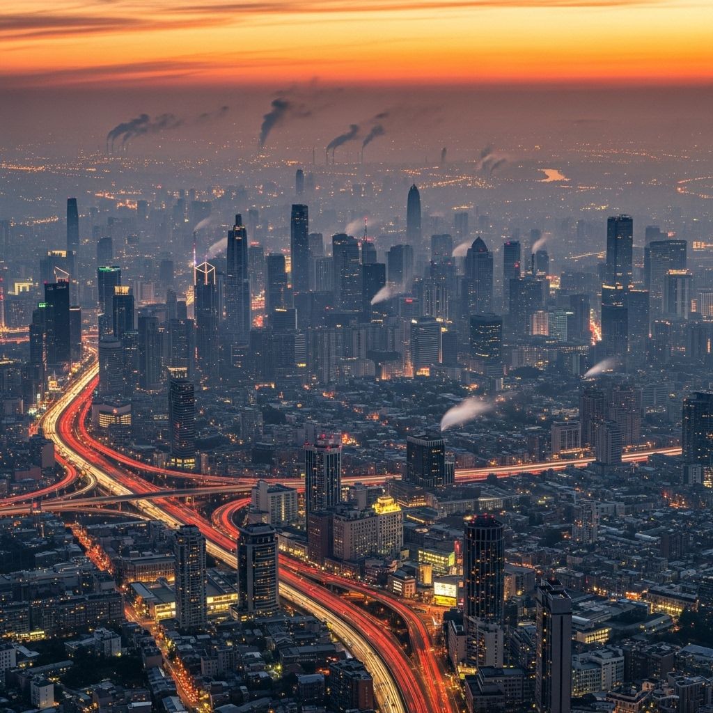 Megacities: The Giants Driving Over Half of Global Emissions Megacities occupy just 2% of Earth's surface but contribute more than half of the planet's greenhouse gas emissions.