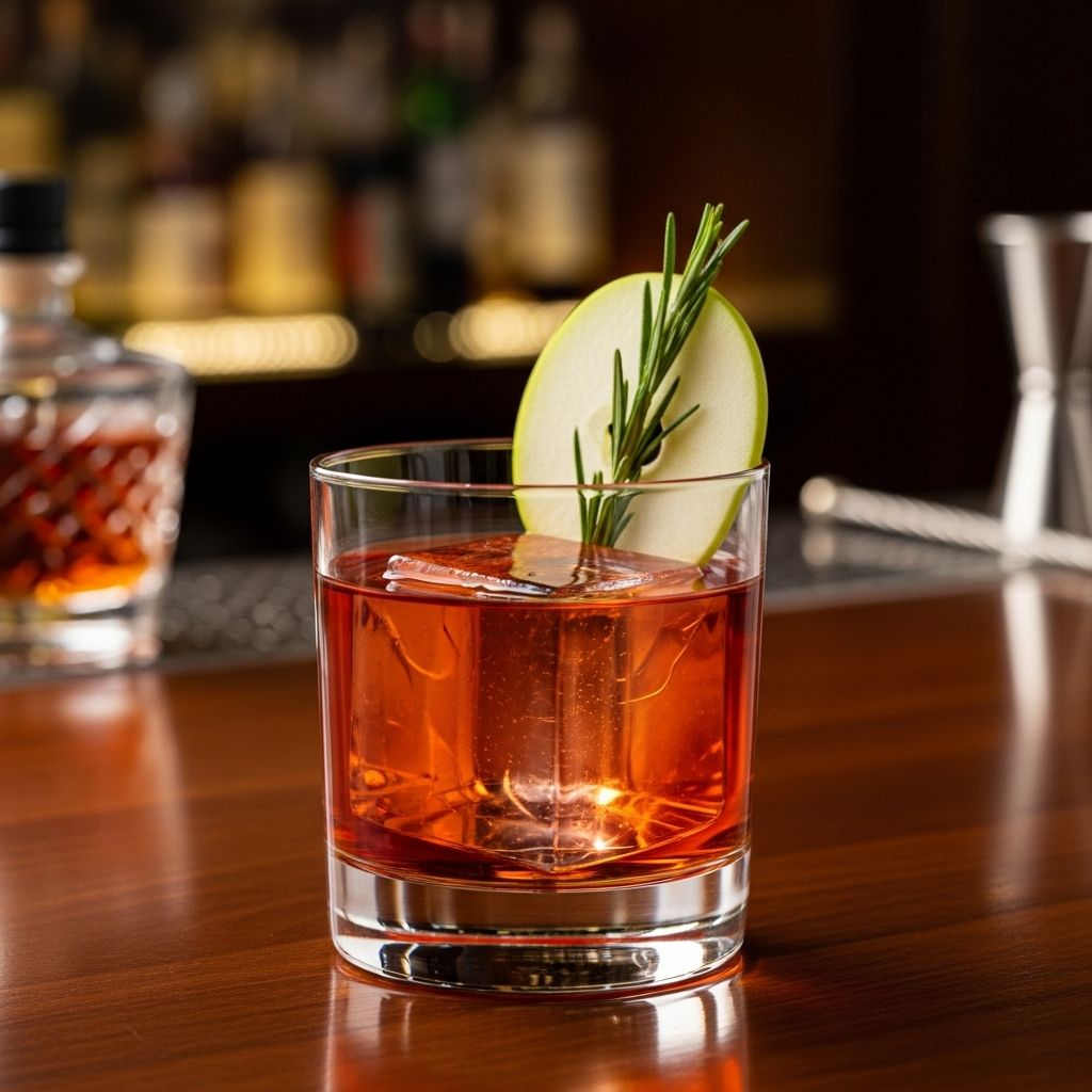 Mela d’Alba: The Apple Brandy Negroni—History, Craft, and Flavor An orchard-inspired aperitivo that balances bittersweet depth with crisp, fruity warmth.