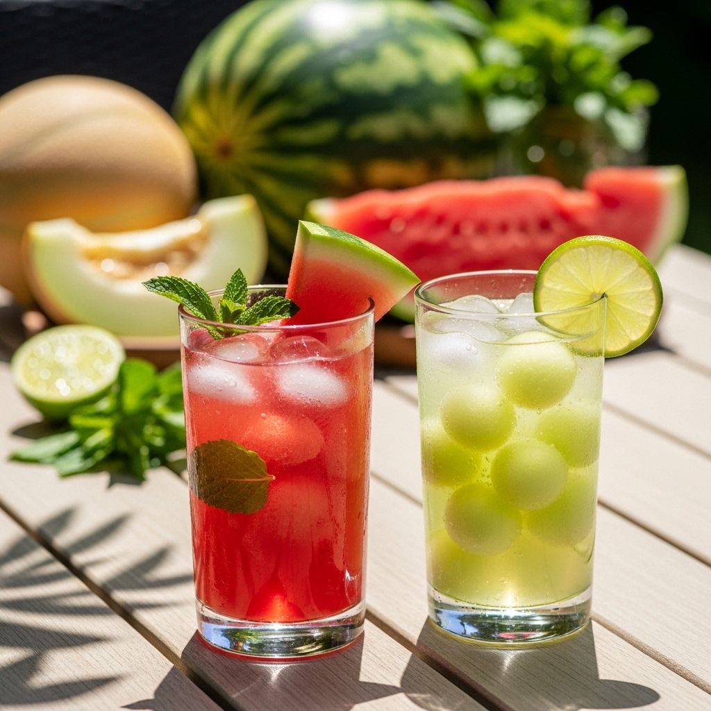A bubbly blend that turns melon into a light, crowd-pleasing summer refresher.