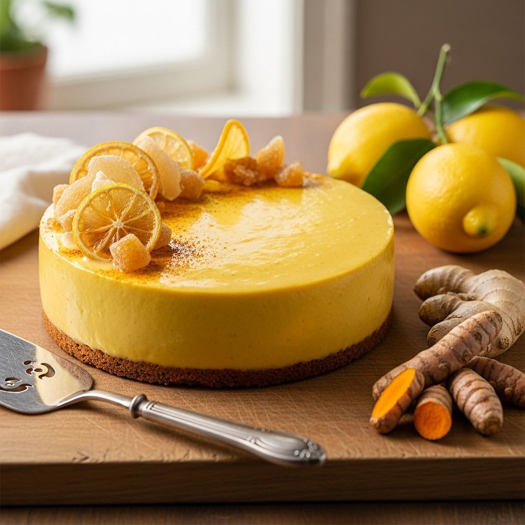 Achieve a golden-hued dessert that delights with citrus brightness and warming spice.